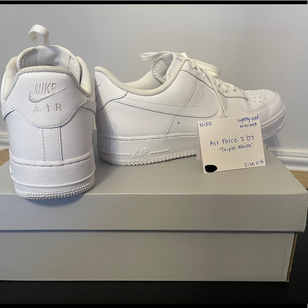 Nike Air Force 1 ‘07 ‘triple white’